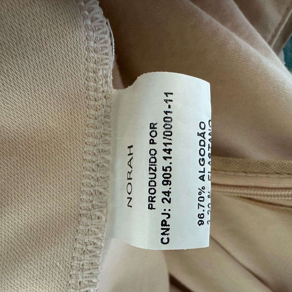 NORAH Brazilian Button Front Skirt Size 3 US 6/8 Slow Fashion - Picture 12 of 13